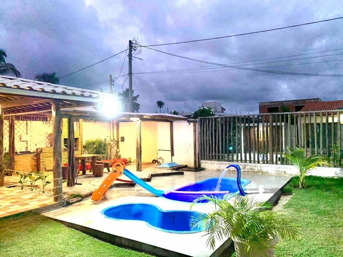 Casa Xie Com Piscina, Churrasqueira E Jardim Sao Miguel dos Milagres Luaran gambar