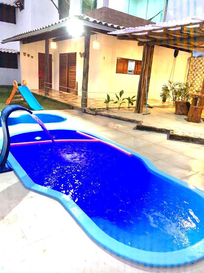 Casa Xie Com Piscina, Churrasqueira E Jardim Sao Miguel dos Milagres Luaran gambar